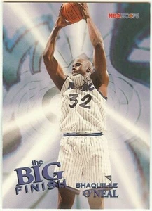 1996-97 NBA Hoops Basketball #183 Shaquille O'Neal The Big Finish - Bild 1 von 1