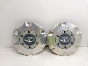 Lot of 2 OLDSMOBILE BRAVADA OEM WHEEL CENTER CAP SILVER FINISH 9594015 2002-2004 - Picture 1 of 9