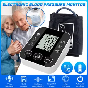 Medidor de Presión Arterial Maquina para Medir la Presión Monitor LCD Pantalla - Imagen 1 de 14