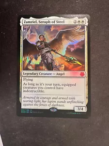 Zamriel, Serafín de Acero - 001/136 GN3 MTG - Lámina Mítica N/M - Imagen 1 de 2