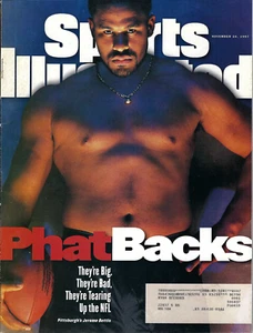 Sports Illustrated Nov 24, 1997 Jerome Bettis Pittsburg Steelers Phat Backs - Picture 1 of 2