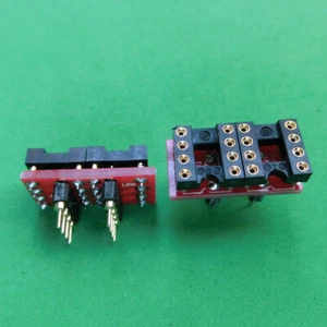 DIP to DIP Dual to Mono Opamp PCB Adapter for OPA627BP AD797AN OPA604AP AD847AQ - Picture 1 of 9