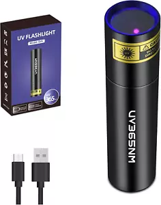 UV Flashlight Rechargeable 365Nm Black Light for Pet Urine Detection, USB - C Po - Picture 1 of 12