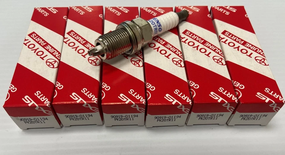 TOYOTA OEM FACTORY SPARK PLUG SET 1998-2000 SIENNA 3.0L V6 - Image 1 of 1