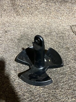 GENUINO Attwood 9948B1 15 Lb Anclaje de Río Negro Recubierto de PVC Foto 1 de 4