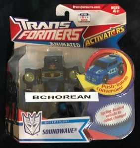 Transformers Animierte Aktivatoren Soundwave Rare G1 Classics Deko Schwer zu finden - Bild 1 von 1