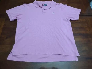 Vintage Herren Chaps Rosa Polo Größe M Stickerei Kurzarm Golfshirt - Bild 1 von 4