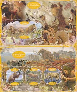 Dinosauro Gabon timbrato 8072 - Foto 1 di 1