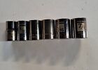 Lot Of 6 Craftsman USA 6 Point 1/2 Inch Drive Sockets SAE READ SIZES