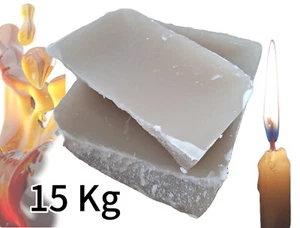 15 Kg Kerzenwachs Kerzen Wachs Paraffinwachs Paraffin Reines Paraffin Hell Beige - Bild 1 von 3