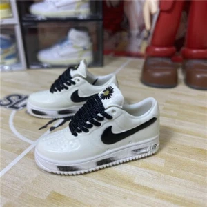 1/6 Tenis Flor Blanco Zapatos Hueco 12"" Hombre Muñeca Figura de Acción Accesorios - Imagen 1 de 9