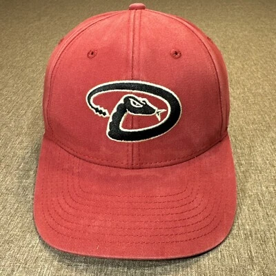 Arizona Diamondbacks Mens Adjustable Red Baseball Cap MLB Hat Fan Favorite - Image 1 of 4