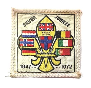 British Scout Silber Jubiläum Aufnäher 1972 - Bild 1 von 1