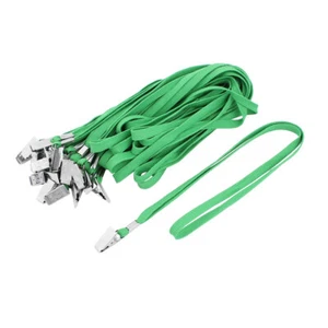 Ausweishalter, Foldback-Clip, flach, Umhängeband 22Pcs Grün - Bild 1 von 2