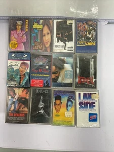 Rap, Soul, Funk , Hip Hop Cassettes Some Sealed Look 12 Total - Imagen 1 de 2