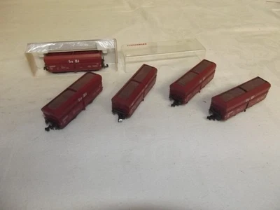 Fleischmann 8520 Selbstentladewagenset Erz IIId 5 Teilig ohne OVP N (3) - Bild 1 von 4
