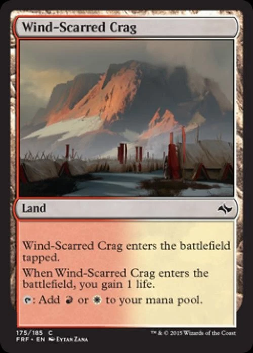 Wind-Scarred Crag - Medium Play MTG Fate Reforged - Image 1 of 1