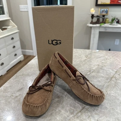 UGG Kid женщин Ryder джунгли мокасины тапочки 1005160K США размер 3 замши новом в коробке - Изображение 1 из 4