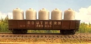 Zug Spur N Güterzug ATLAS Südbahn 42' Gondelwagen Panzer verwittert - Bild 1 von 7