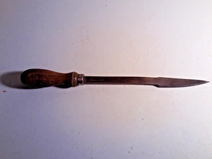 Vintage Wood Handle Babbitt bearing Grease scraper crescent mfg co. - Picture 1 of 7