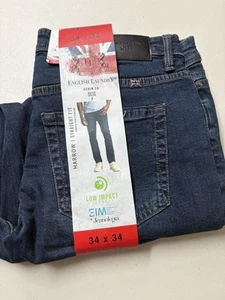 English Laundry Harrow Straight Fit Jeans, Dark Blue 34x34 1633913 - Picture 1 of 4