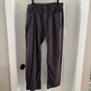 Prana Herren grau Slim Fit Freizeithose Reise Wandern Größe 34 Outdoor - Bild 1 von 6