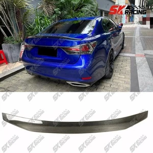 For Lexus GS F 2016-20 Forged/Carbon Fiber/Glossy Black Rear Trunk Spoiler Wing - Bild 1 von 29