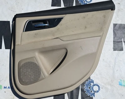 Nissan Altima 2014 panel de puerta trasera derecha beige tostado panel de puerta RR inserto de tela Foto 1 de 4