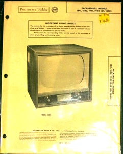 Sam's Photofact Folder, Set 260 Folder 12, 12-54, Packard-Bell, NF - Picture 1 of 1