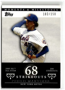 2007 Topps Moments & Milestones #142-68 Pedro Martinez #/150 A1776 - Picture 1 of 2