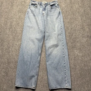 Abercrombie Fitch Jeans Damen 28/6 L blau The Loose High Rise Curve Love Denim - Bild 1 von 13