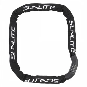 Sunlite 8mm Combo Chain Lock for E-Bikes - Durable Steel, Marring-Resistant - Picture 1 of 3