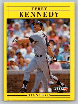 1991 Fleer Terry Kennedy San Francisco Giants #263 - Image 1 of 2