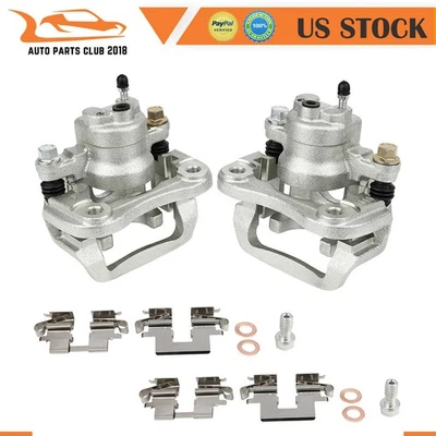 Pinças de freio com par de conjunto de suporte para Toyota Highlander 2004-2007 traseira - Imagem 1 de 4