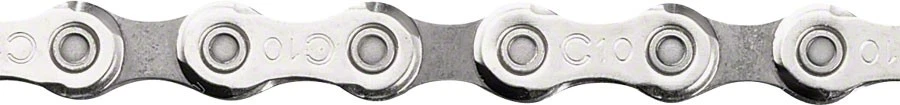 Cadena de plata Campagnolo Veloce 10 velocidades - pasador prensado, recubierto antifricción Foto 1 de 1