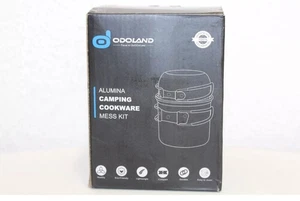 Odoland OD0479G Camping Mess Kit Aluminium Set Camping Cookware - Picture 1 of 2