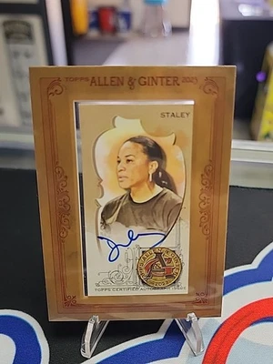 2023 Topps Allen & Ginter Dawn Staley Mini Framed Auto Non Baseball #MA-DS 🏀 - Image 1 of 4