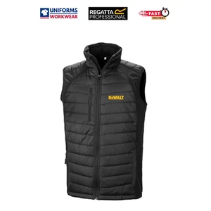 Result Dewalt bestickte Logo Weste Bodywarmer Force leicht wattiert - Bild 1 von 8