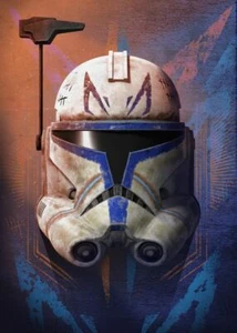 Captain Rex Helmet Metal Poster Mandalorian Star Wars Clone Wars 7x11 12x18 C2 - Picture 1 of 1