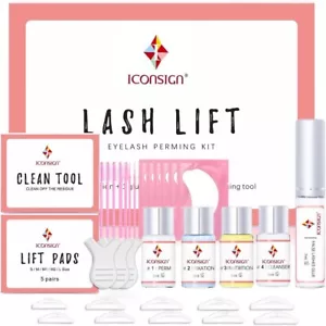 NEW Iconsign Complete Lash Lift Perming Kit Eyelash Extension Brow Lamination UK - Picture 1 of 9