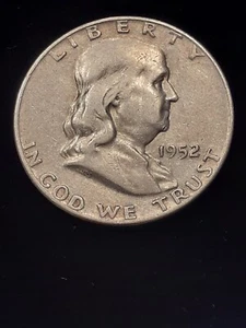 Medio dólar D Franklin 1952 - Imagen 1 de 2