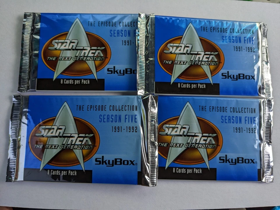 Star Trek TNG The Next Generation Season 5 Trading Card Set