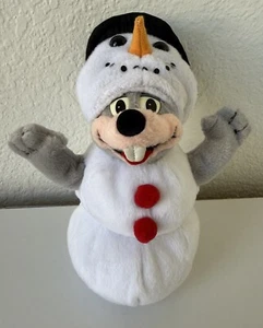 Rare Vtg Prototype Chuck E. Cheese Plush Snowman Sample - Picture 1 of 9