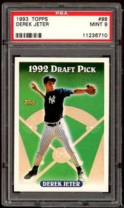 Derek Jeter Rookie Card 1993 Topps #98 PSA 9 - Picture 1 of 2