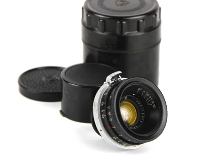 JUPITER - 12 Soviet  lens  35 mm f/2.8 Copy Biogon Mount CONTAX RF - Image 1 of 4