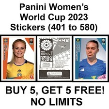 Panini Women’s World Cup 2023 (Numbers 401 to 580) **Please Select Stickers**