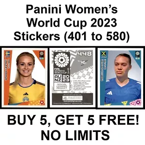 Panini Women’s World Cup 2023 (Numbers 401 to 580) **Please Select Stickers** - Picture 1 of 180