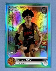 2022-23 Topps Chrome OTE Aqua Refractor/199 Tyler Bey #99 Rookie RC - Imagen 1 de 3