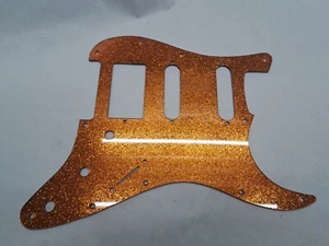 Copper Sparkle Glitter HSS pickguard Fits Fender Strat Stratocaster - Picture 1 of 12