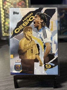 HERNAN CRESPO Topps Argentina Team Set 2024 25 Bookends First Goal - Picture 1 of 2